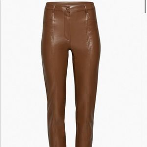Wilfred rebel vegan leather pants